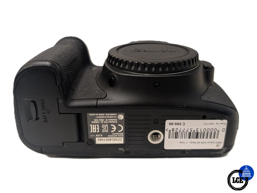 Canon EOS 6D Body - Low 7.1k Shutter Count 