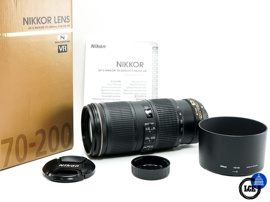Nikon AF-S 70-200mm f4G ED VR
