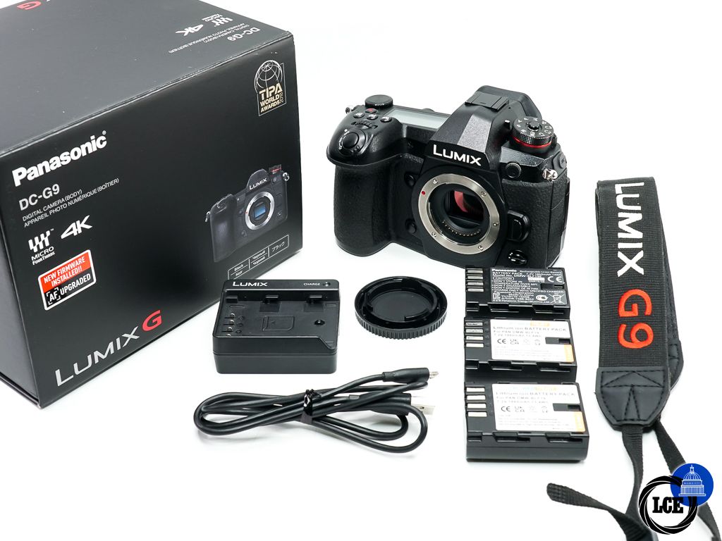 Panasonic Lumix G9 Body * BOXED / SHUTTER COUNT ON 4.2K*