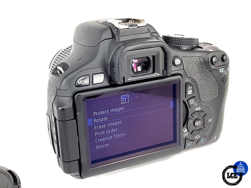Canon EOS 600D + EF-s 18-55mm (4.6 k shutter count)