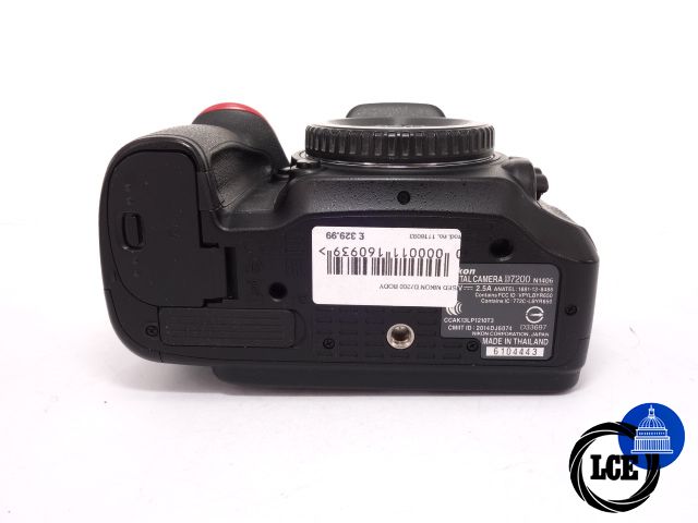 Nikon D7200 BODY *ONLY 7K SHOTS*