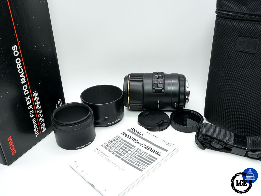 Sigma 105mm F2.8 DG Macro HSM OS * BOXED *