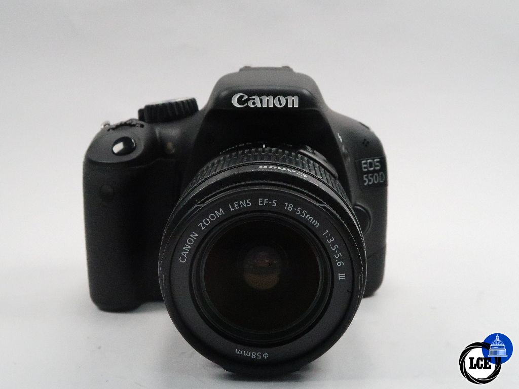 Canon EOS 550D + 18-55mm F3.5-5.6 III