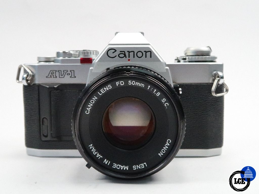 Canon AV-1 with 50mm f1.8 S.C.