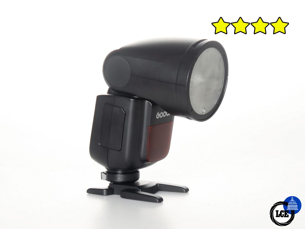 Godox V1 Round head flash with rechargeable battery (BOXED) Sony fit