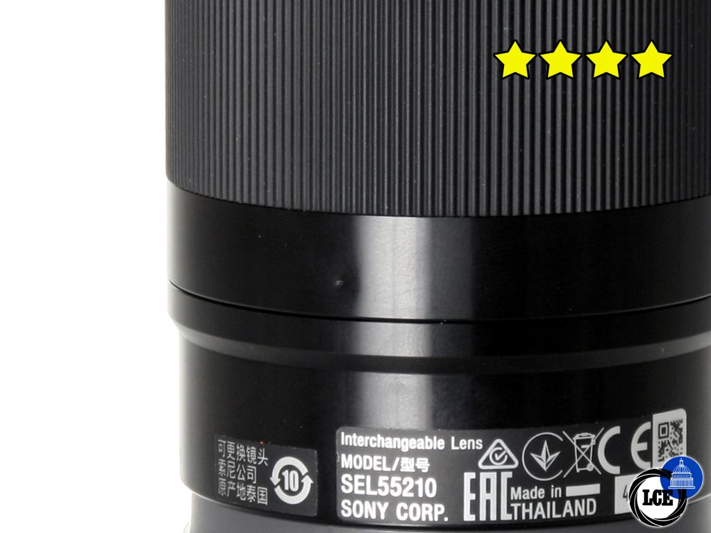 Sony E 55-210mm f/4.5-6.3 OSS Black (BOXED) with Hood
