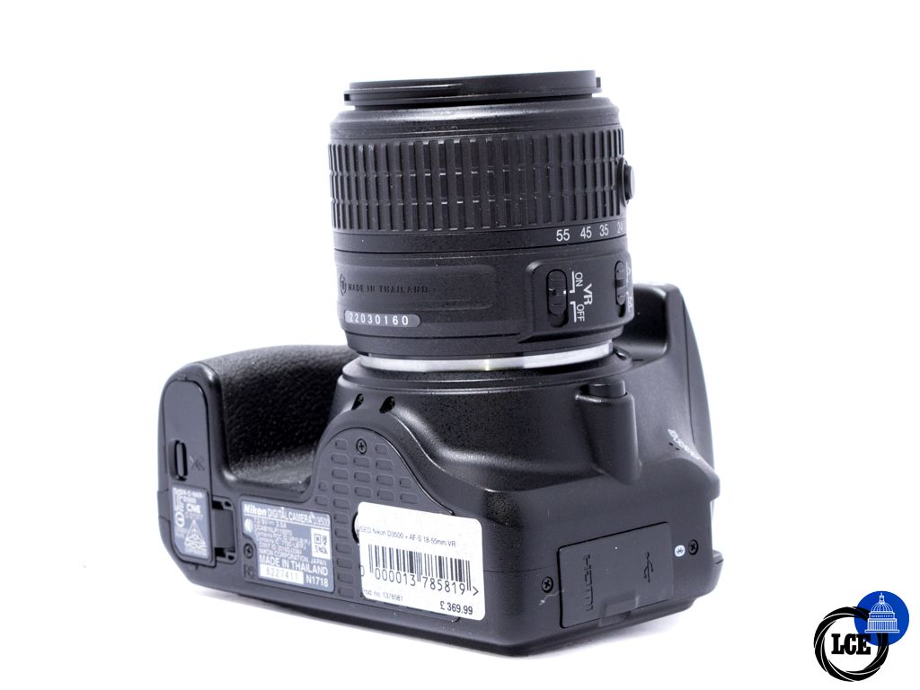 Nikon D3500 + AF-S 18-55mm f3.5-5.6G II VR *Boxed*