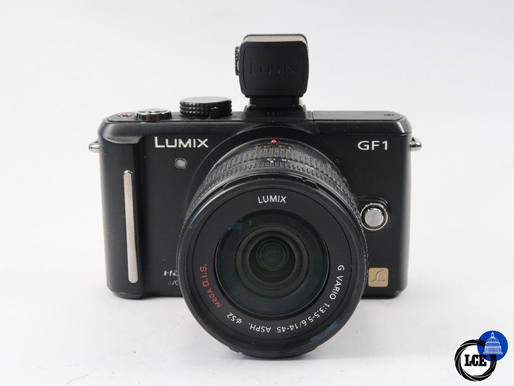 Panasonic GF1 with 14-45mm f3.5-5.6 and LVF1 viewfinder