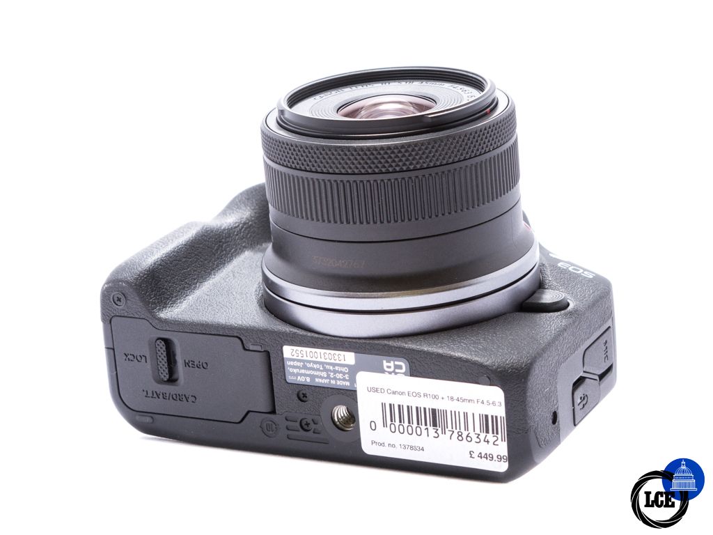 Canon EOS R100 + RF-S 18-45mm f4.5-6.3 IS STM