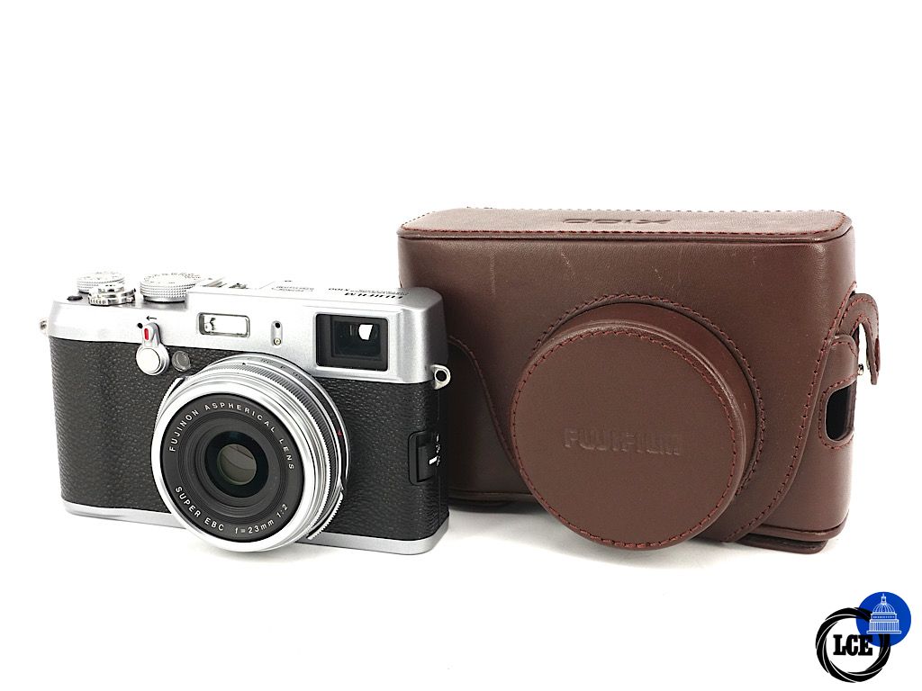 FujiFilm X100 Silver + Brown Leather Case | 4*