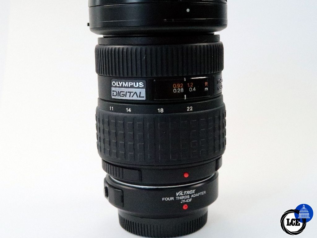 Olympus 11-22mm F2.8-3.5 [Four thirds] with adapter to M43rds