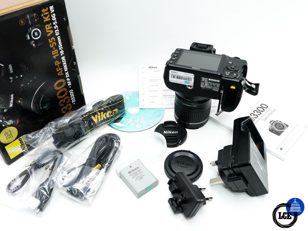 Nikon D3300 + AF-P 18-55mm VR * BOXED *