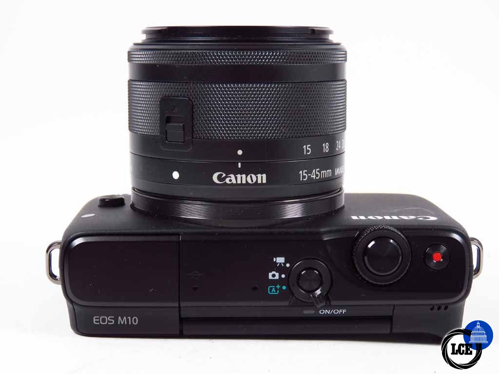Canon EOS M10 c/w 15-45