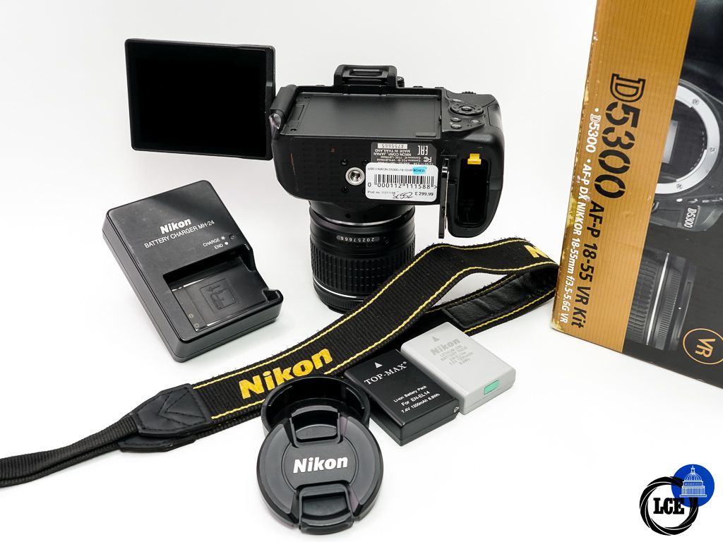 Nikon D5300 + AF-P 18-55mm VR * BOXED & LOW SHUTTER COUNT *