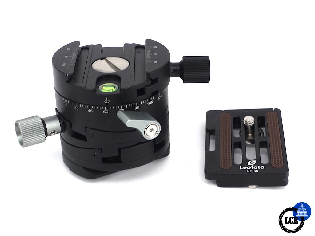Leofoto G2 Geared Panoramic Head + NP-60 AR Plate - Boxed | 4*