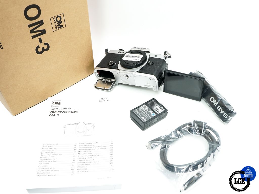OM SYSTEM OM-3 Body * BOXED / SHUTTER COUNT 2.7K *
