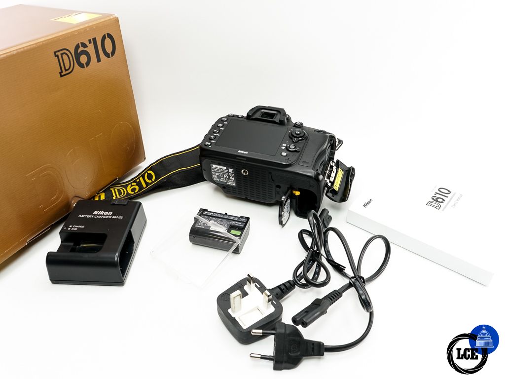 Nikon D610 Body * BOXED / SHUTTER COUNT 9.8K *