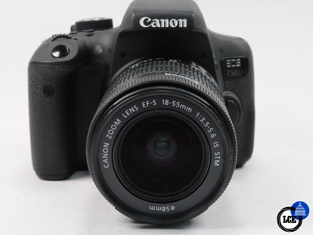 Canon EOS 750D + 18-55mm f3.5-5.6 IS STM