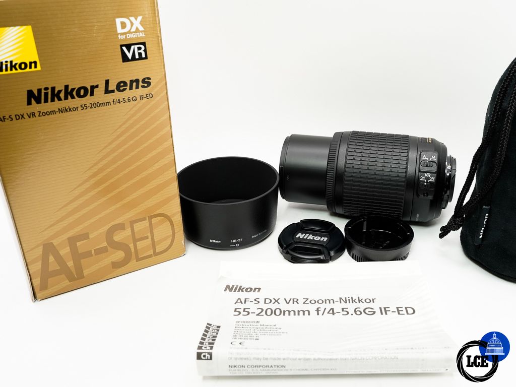 Nikon AF-S 55-200mm F4-5.6G ED VR DX * MINT & BOXED *