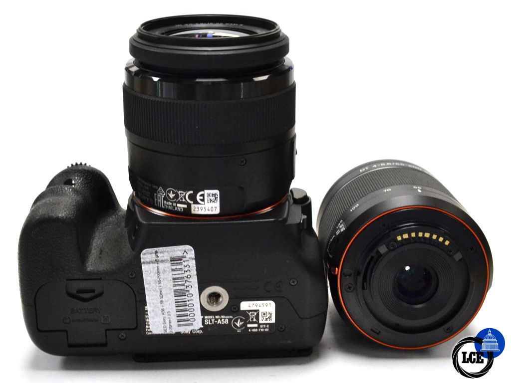 Sony A58 + 18-55mm + 55-200mm + Sigma 10-20mm F3.5 + Hahnel Modus 360RT 