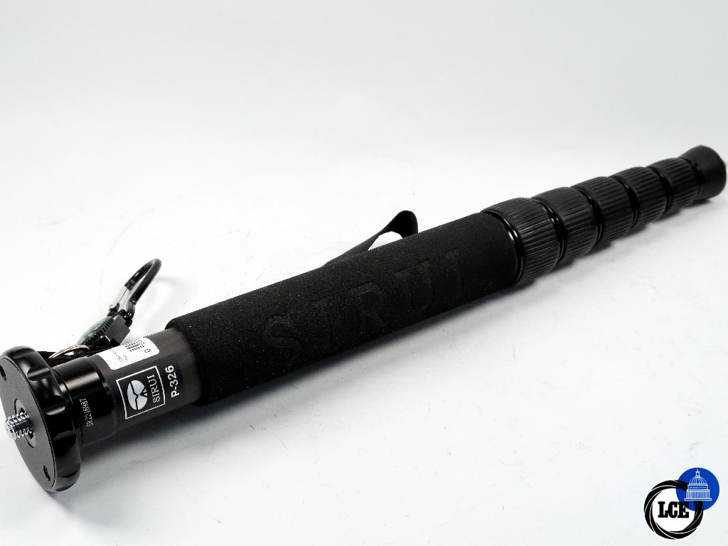 Sirui  P-326 Monopod with Leofoto LH-40 Ball head