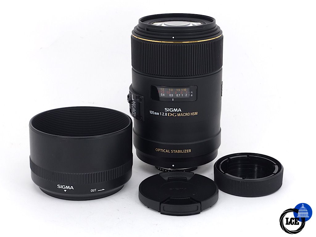 Sigma 105mm F2.8 DG HSM OS Macro Nikon Fit | 4*