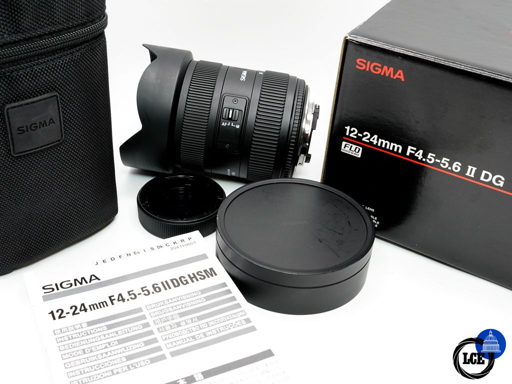 Sigma 12-24mm F4.5-5.6 II DG HSM * BOXED *