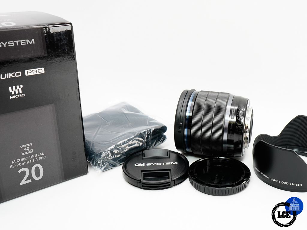 OM SYSTEM 20mm F1.4 PRO * MINT & BOXED *