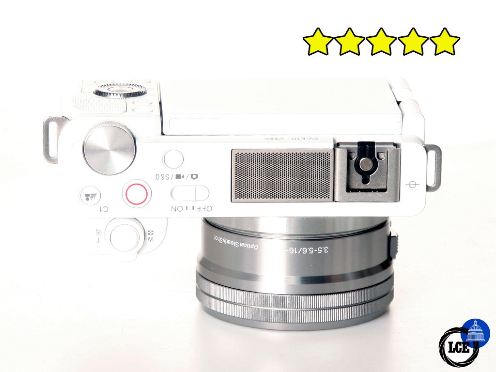 Sony ZV-E10+16-50mm White (BOXED) Very Low Shutter Count 84