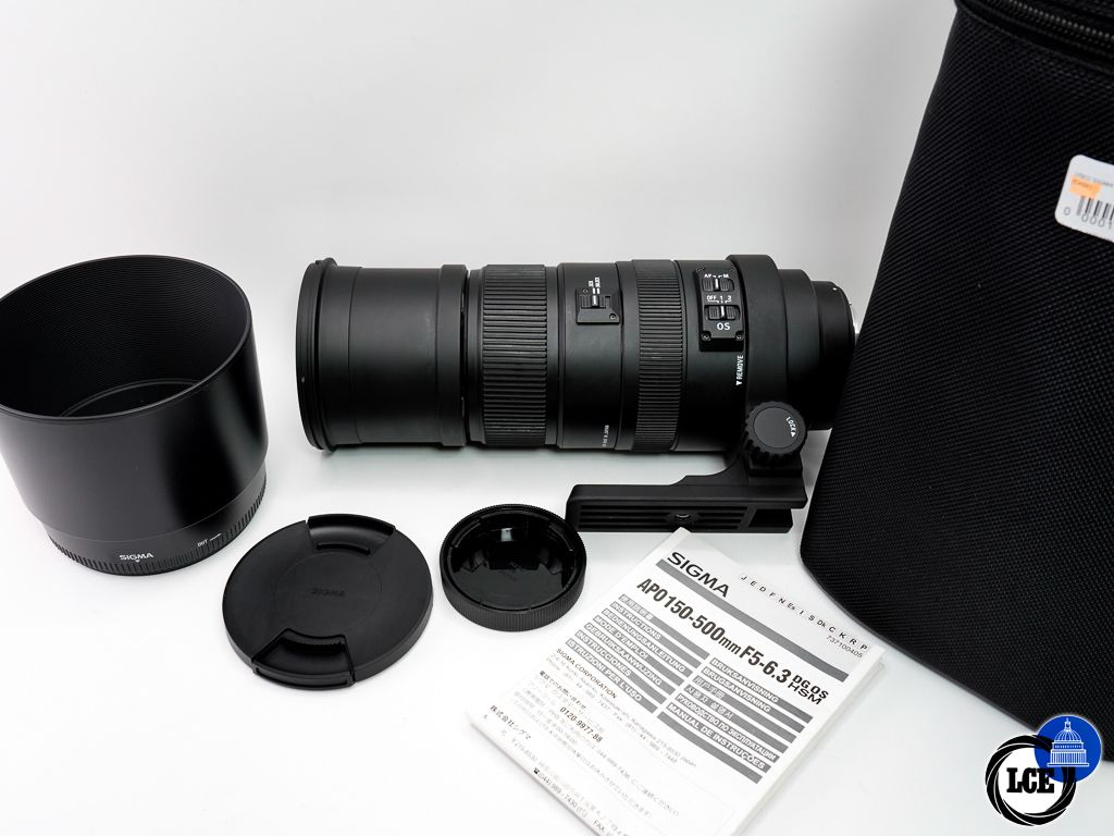 Sigma 150-500mm DG F5-6.3 APO HSM OS 