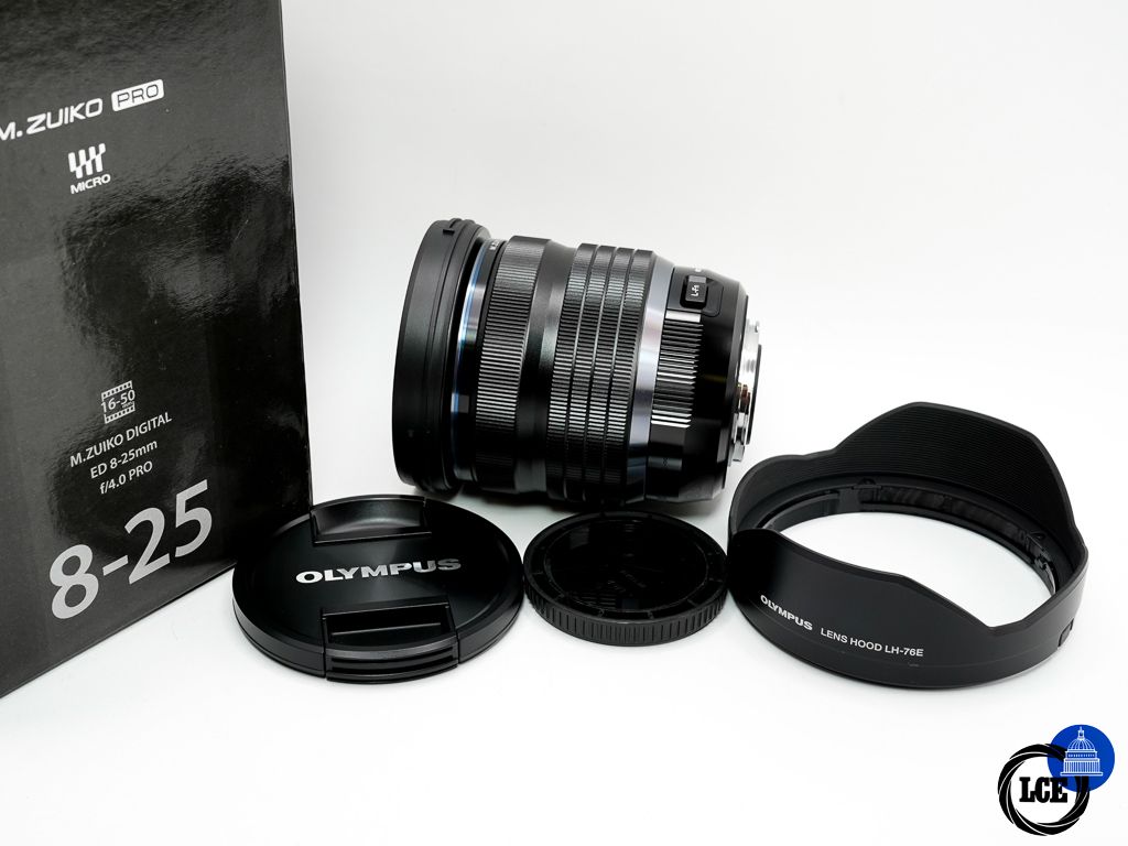Olympus 8-25mm F4 PRO * BOXED LIKE NEW *