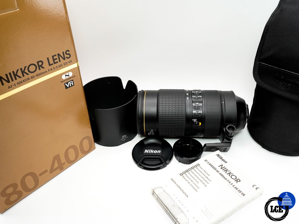Nikon AF-S 80-400mm F4.5-5.6G ED VR N * MINT & BOXED *