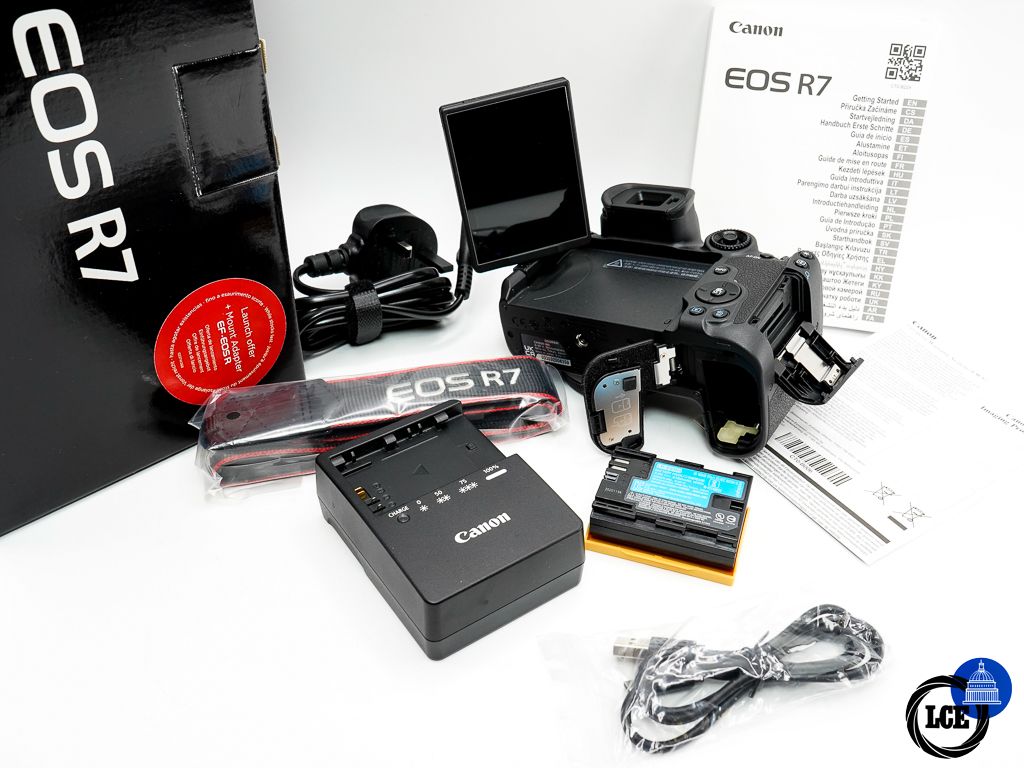Canon EOS R7 Body * BOXED / SHUTTER COUNT <3K *