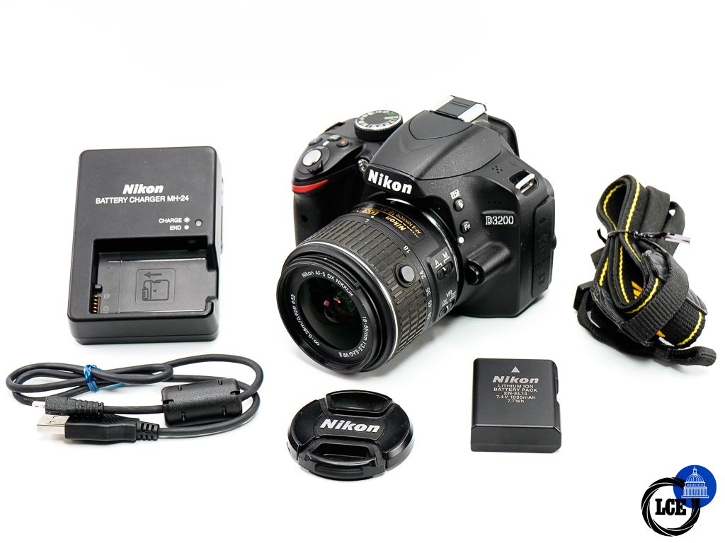 Nikon D3200 + 18-55mm VR    ** Low Shutter Count **