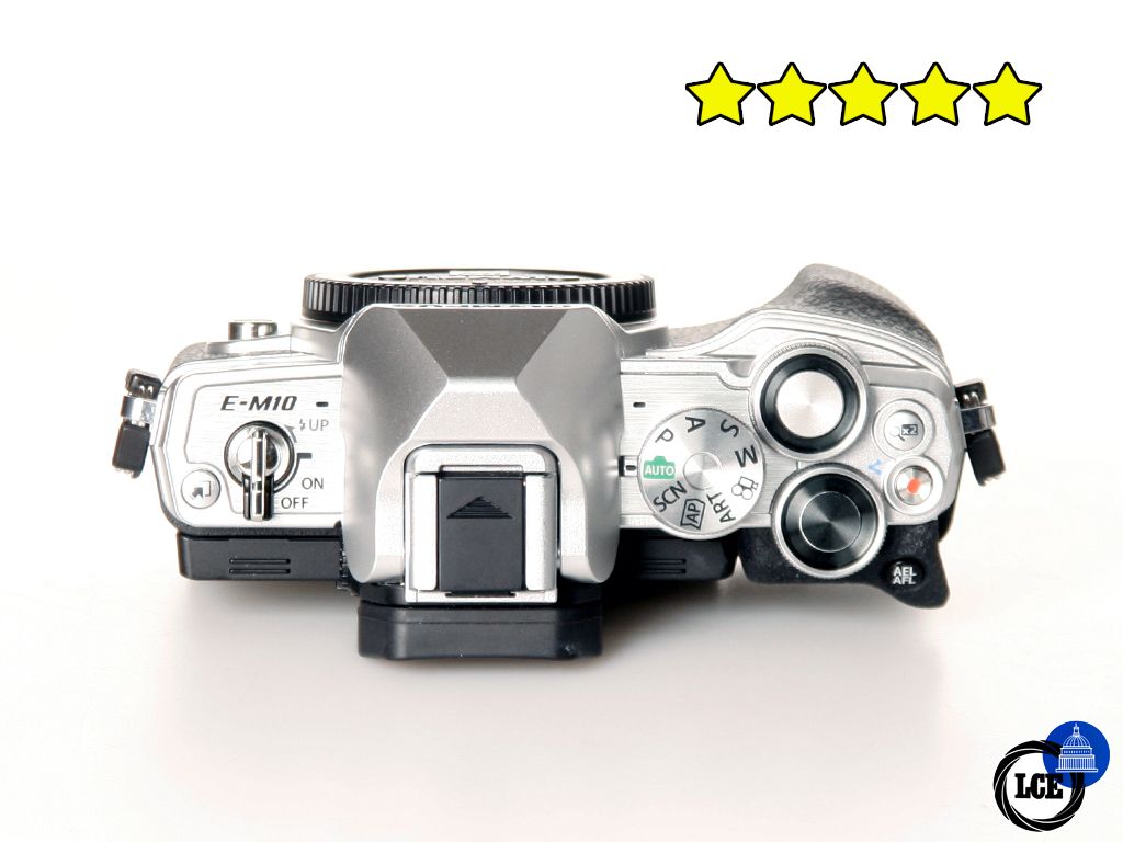 Olympus OM-D E-M10 MK IV Silver Body (Low Shutter Count 1,319)