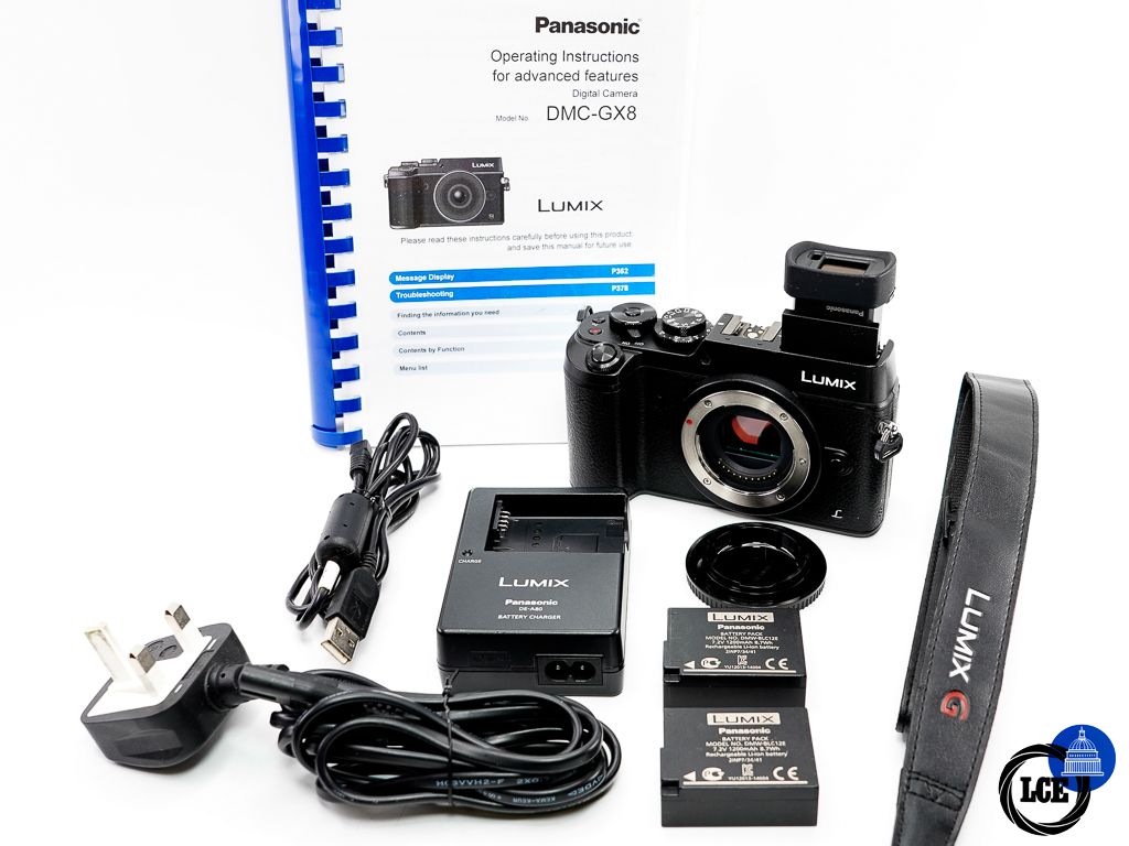 Panasonic Lumix GX8 Body  ** Low Shutter Count **