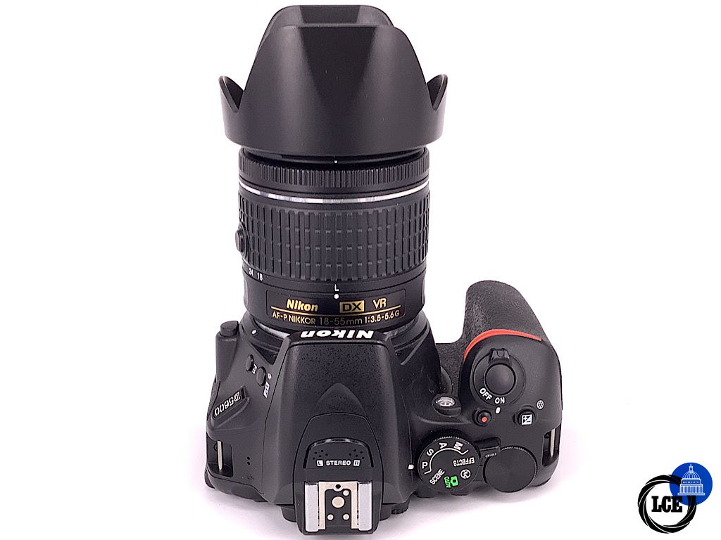 Nikon D5600 + AF-P 18-55mm VR / only 600 shutter count 