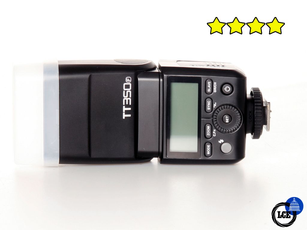 Godox TT350 Mini flash - Fujifilm fit (with Case, Diffuser and Stand)