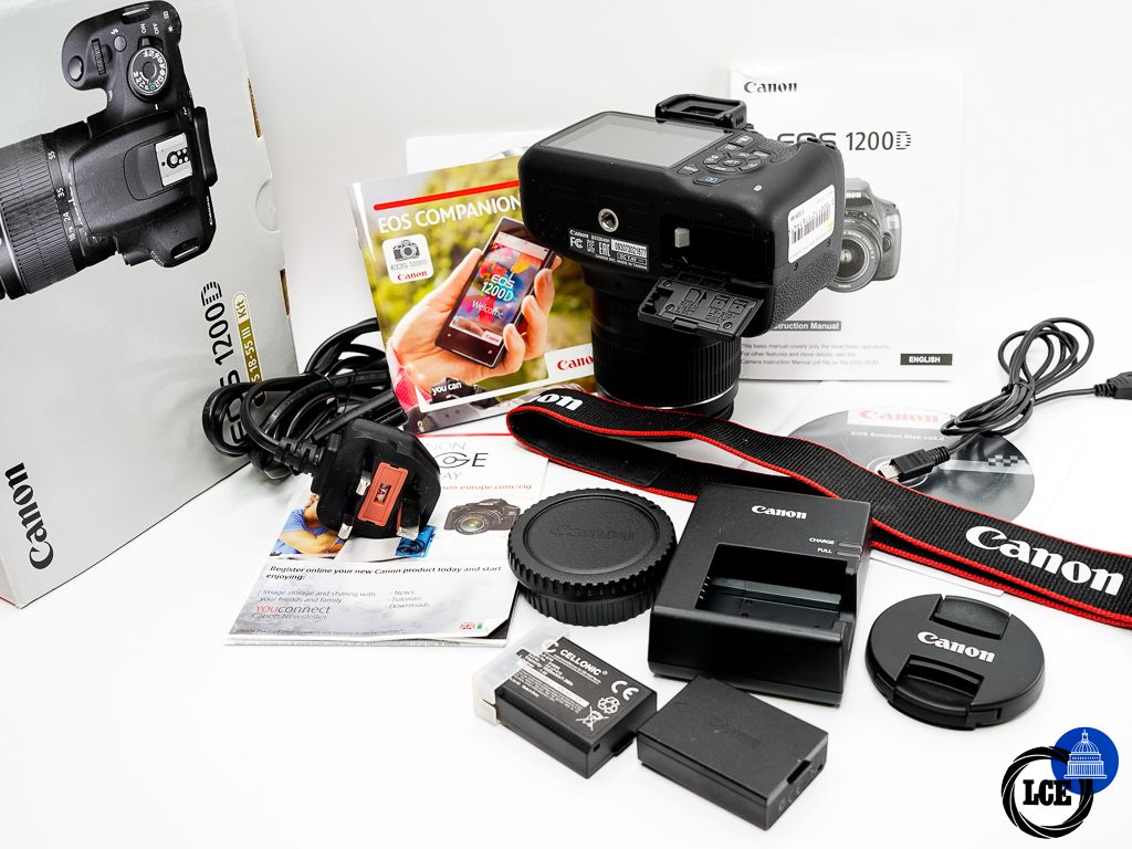Canon EOS 1200D + EF-S 18-55mm F3.5-5.6 III * BOXED *