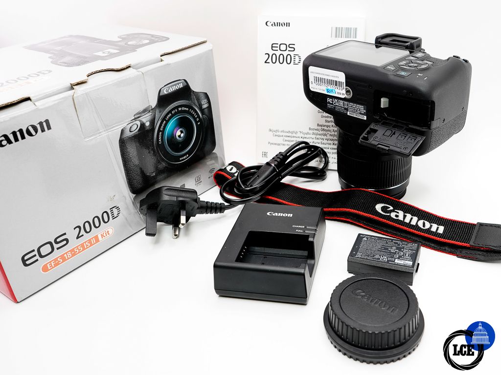 Canon EOS 2000D + EF-S 18-55mm F3.5-5.6 IS II * BOXED *