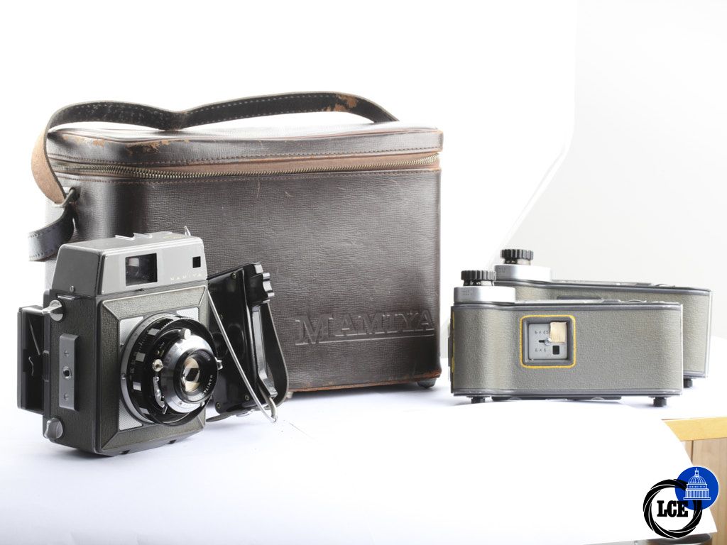 Mamiya Press 23 [Original] [1964] + 90mm f/3.5 + 2x 6x7 Backs [3*] | 10115053