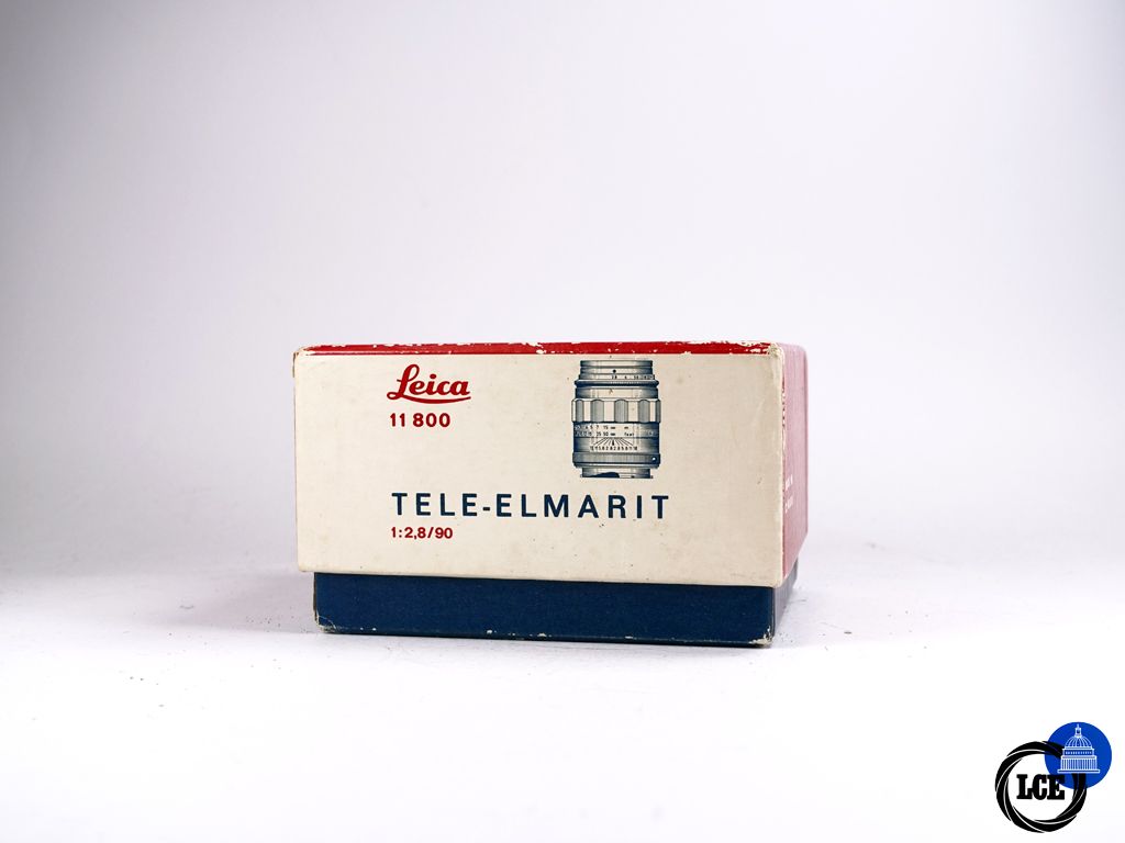 Leica 90mm Tele-Elmarit f/2.8 11800 box