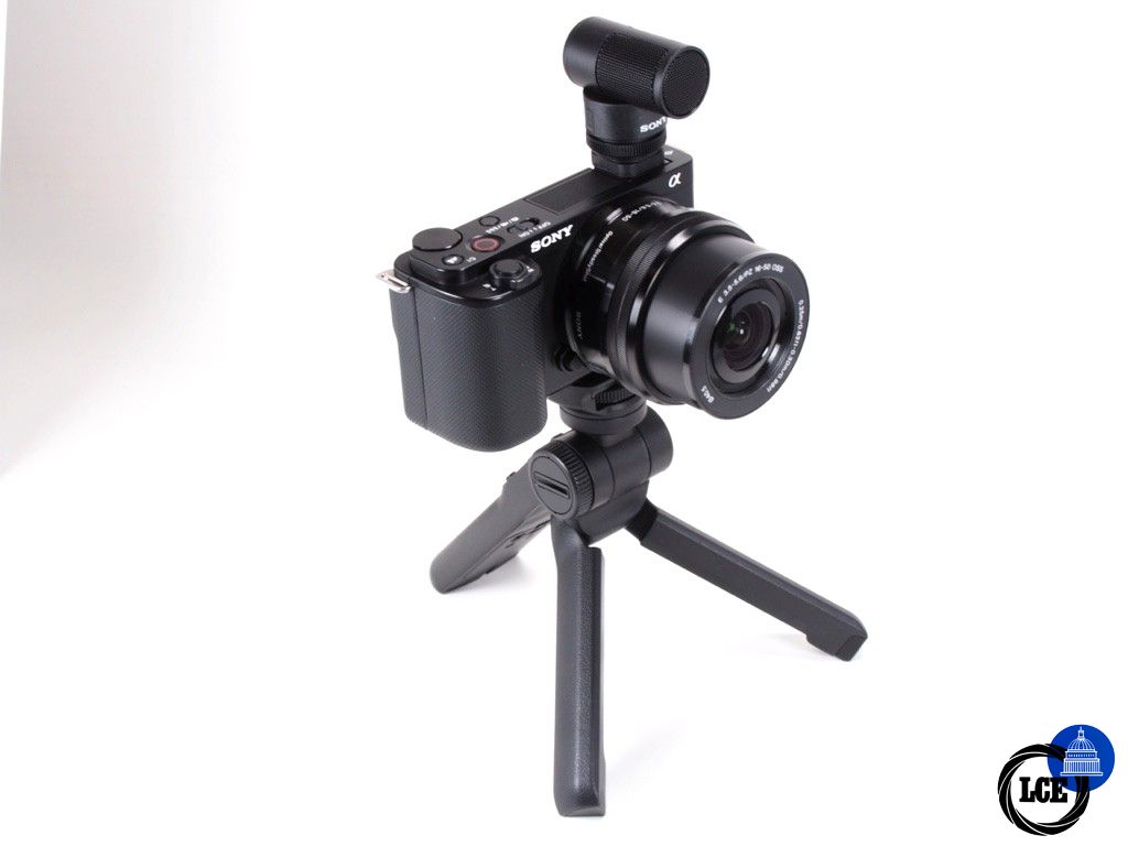 Sony ZV-E10, 16-50mm, GP-VPT2B Grip & ECM-G1 Mic