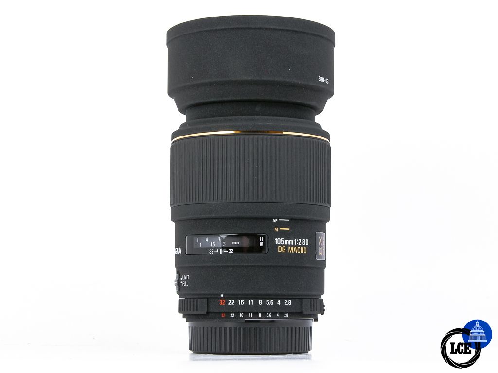 Sigma 105mm f2.8 D DG EX Macro Nikon F Mount