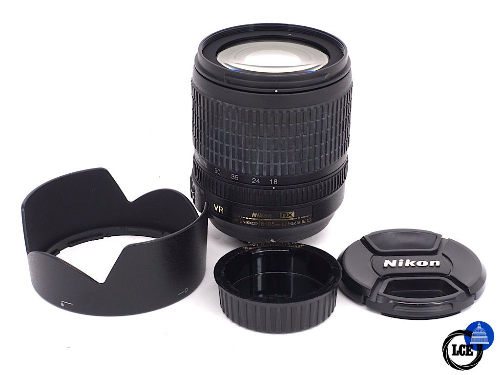 Nikon AF-S 18-105mm F3.5-5.6 G ED DX VR - Boxed | 4*