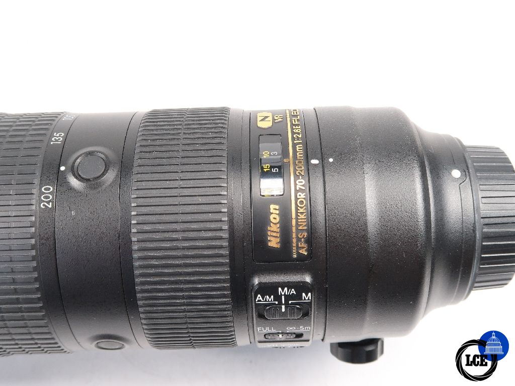 Nikon FX 70-200mm f2.8E FL ED  VR