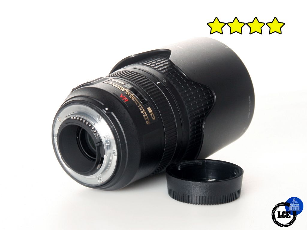 Nikon 70-300mm f4.5-5.6 G ED VR AF-S (with Hood)