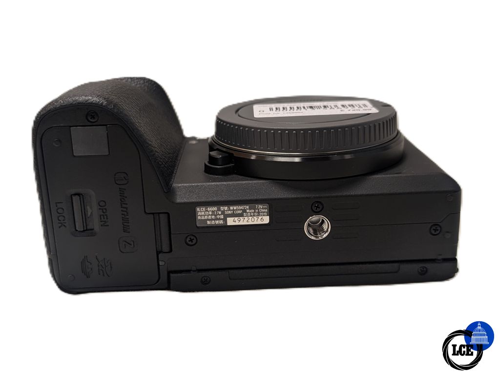 Sony A6600 Body - 13.3k Shutter Count 