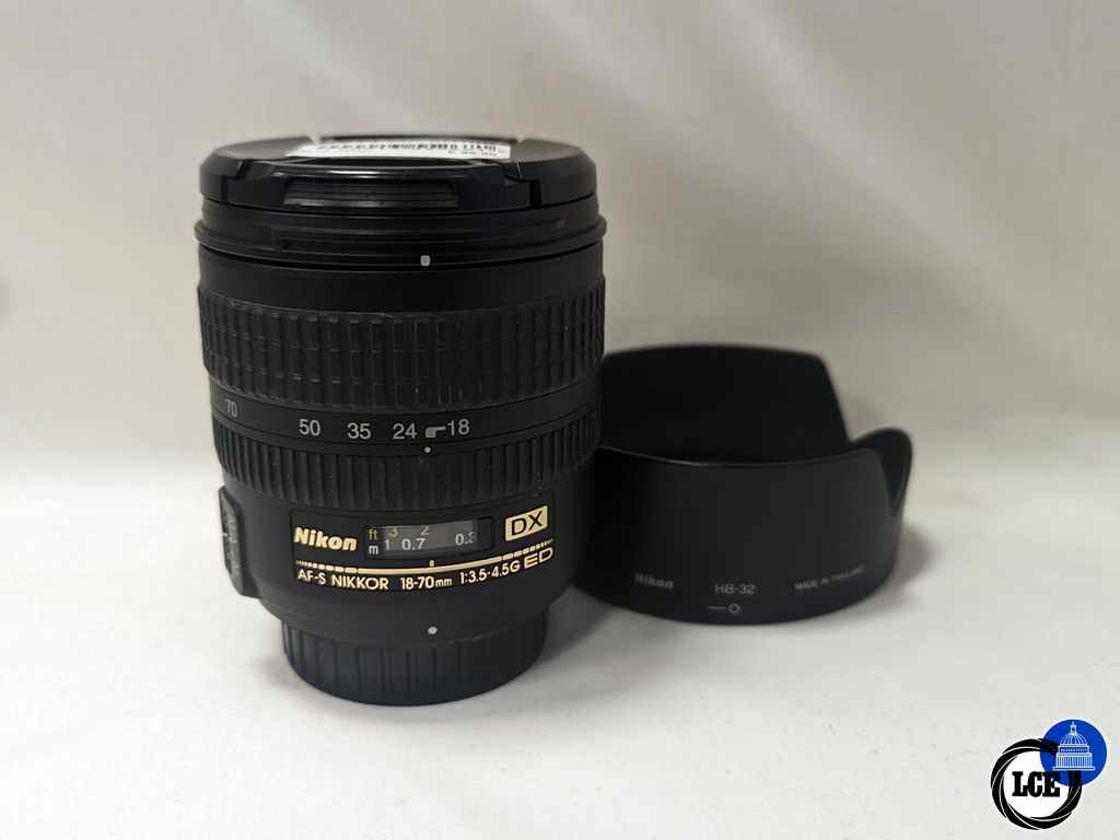Nikon AF-S 18-70mm f3.5-4.5G ED Lens 